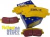 Tylne klocki YellowStuff + tarcze hamulcowe 320mm EBC seria PREMIUM Ford Mustang 2015-