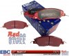 Przednie CERAMICZNE klocki RedStuff + WIERCONE NACINANE tarcze hamulcowe 293mm EBC serii GD Ford Mustang 2005-2010