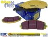 Przednie klocki YellowStuff + NAWIERCANE NACINANE tarcze hamulcowe 330mm EBC seria GD Chrysler Pacifica FWD 2017-