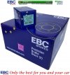 Tylne klocki GreenStuff + tarcze hamulcowe 328mm EBC seria Premium Dodge Caravan 2012-