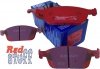 Przednie CERAMICZNE klocki RedStuff + NACINANE tarcze hamulcowe 320mm EBC seria USR Ford Escape AWD 2013-