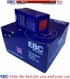 Przednie CERAMICZNE klocki RedStuff + NACINANE tarcze hamulcowe 320mm EBC seria BSD Ford Escape AWD 2013-