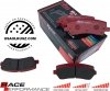 Tylne klocki RACE PERFORMANCE + pływające dwuczęściowae tarcze hamulcowe 330mm DBA seria 5000 T3 Ford Mustang 2015-