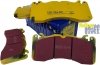 Przednie klocki YellowStuff + SPORTOWE PŁYWAJĄCE tarcze EBC seria SG Racing Ford Mustang 5,0 V8 2015-