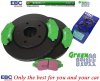 Przednie klocki GreenStuff + tarcze hamulcowe 302mm EBC seria Premium Lancia Voyager -2012