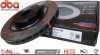 Przednie klocki RACE PERFORMANCE + tarcze hamulcowe DBA seria 4000 T3 Ford Mustang 5,0 V8 2015-