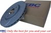 Przednie klocki GreenStuff + NAWIERCANE NACINANE tarcze hamulcowe 330mm EBC seria GD Fiat Freemont 2012-