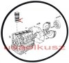 Oring uszczelniacz tulei cylindra 2,50mm Chrysler Voyager 2,5 CRD 46320532A