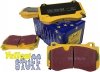 Przednie klocki YellowStuff + NACINANE tarcze hamulcowe 360mm EBC seria USR Chrysler 300C SRT