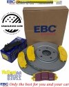 Przednie klocki YellowStuff + tarcze hamulcowe 330mm EBC seria Premium Dodge Caravan 2012-