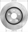 Przednia WIERCONA NACINANA tarcza hamulcowa POWERSTOP 330mm Jeep Grand Cherokee 3,6 V6