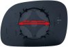 Szkło lusterka prawe ASFERYCZNE + MOCOWANIE Chrysler Voyager Town Country 1996-2008