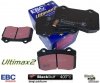 Tylne klocki Ultimax2 + NACINANE tarcze hamulcowe 350mm EBC seria USR Dodge Charger SRT Scat Pack Hellcat