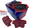 Tylne CERAMICZNE klocki RedStuff + WIERCONE NACINANE tarcze hamulcowe EBC seria GD Dodge Magnum RWD