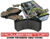 Przednie klocki Z26 EXTREME + rotory tarcze hamulcowe POWERSTOP Dodge Challenger SRT Hellcat Demon 2015-2020