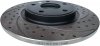 Tylne klocki + WIERCONE nacinane tarcze hamulcowe 328mm BLACK RAM Cargo Van