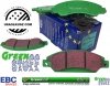 Przednie klocki GreenStuff + NAWIERCANE NACINANE tarcze hamulcowe 330mm EBC seria GD GMC Yukon 2007-2008