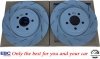 Przednie klocki REDSTUFF + tarcze hamulcowe 345mm EBC seria USR Chrysler 300C
