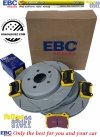 Tylne klocki YellowStuff + NACINANE tarcze hamulcowe EBC seria USR Jeep Grand Cherokee SRT / Trackhawk