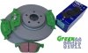 Przednie klocki GreenStuff + tarcze hamulcowe 320mm EBC seria Premium Ford Escape AWD 2013-