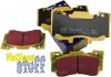 Przednie klocki YellowStuff + NAWIERCANE NACINANE tarcze hamulcowe 352mm EBC seria GD Ford Mustang 2015-
