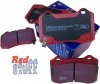 Tylne CERAMICZNE klocki RedStuff + NACINANE tarcze hamulcowe 350mm EBC seria USR Chrysler 300C SRT