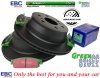 Tylne klocki GreenStuff + tarcze hamulcowe EBC seria PREMIUM GMC Yukon 2007-2020
