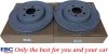 Przednie klocki YELLOWSTUFF + tarcze hamulcowe 345mm EBC seria GD Dodge Magnum
