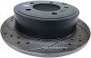 Tylna WIERCONA nacinana tarcza hamulcowa BLACK 262mm Chrysler Sebring 2007-