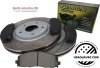 Przednie klocki + NACINANE tarcze hamulcowe 330mm SILVER RAM Cargo Van 2012-