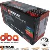 Przednie klocki XTREME PERFORMANCE + dwuczęściowe pływające tarcze hamulcowe DBA seria 5000 T3 Ford Mustang 5,0 V8 2015-