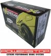 Tylne klocki Z26 + WIERCONE NACINANE NIE wentylowane tarcze hamulcowe POWERSTOP Dodge Challenger