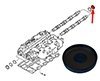 Zaślepka wałka rozrządu Jeep Cherokee 2,8 CRD 2008- 21772107F