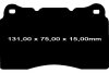 Przednie klocki Ultimax2 + tarcze hamulcowe 355mm EBC seria PREMIUM Ford Mustang 2005-2014