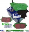 Tylne klocki GreenStuff + tarcze hamulcowe 305mm EBC seria PREMIUM Dodge Caravan 2008-