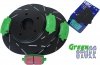 Tylne klocki GreenStuff + NACINANE tarcze hamulcowe 305mm EBC seria USR Chrysler Voyager Town Country 2008-