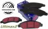 Przednie klocki Ultimax2 + tarcze hamulcowe 330mm EBC seria PREMIUM Chevrolet Avalanche 1500 2007-2008