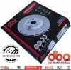 Przednie klocki PowerStop Z36 + pływające dwuczęściowe tarcze hamulcowe 400mm DBA T3 series 5000 Dodge Durango SRT Hellcat 6,2 V8 Supercharged