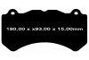 Przednie klocki YellowStuff + NAWIERCANE NACINANE tarcze hamulcowe 380mm EBC seria GD Jeep Grand Cherokee SRT 2012-2020