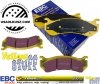 Tylne klocki YellowStuff + NACINANE tarcze hamulcowe EBC seria USR GMC Yukon XL 2500 2000-2007