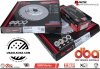 Przednie klocki DBA Race Performance + tarcze hamulcowe DBA 5000 T3  Dodge Charger SRT Hellcat -2020
