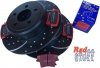 Tylne CERAMICZNE klocki RedStuff + WIERCONE NACINANE tarcze hamulcowe EBC seria GD Lancia Thema