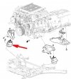 Poduszka silnika prawa Chevrolet Camaro ZL1 6,2 V8 LT4 2017-