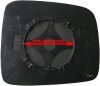 Szkło lusterka lewe WYPUKŁE SFERYCZNE + MOCOWANIE Jeep Cherokee 2002-2007