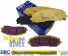 Przednie klocki YellowStuff + tarcze hamulcowe 330mm EBC seria Premium Volkswagen Routan 2012-