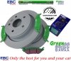 Tylne klocki GreenStuff + tarcze hamulcowe EBC PREMIUM Dodge RAM 1500 2003-