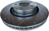 Przednie klocki Z26 + WIERCONE tarcze hamulcowe 320mm POWERSTOP Ford Mustang 2015-