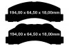 Przednie klocki Ultimax2 + tarcze hamulcowe EBC seria Premium Ford F-150 2010-2021