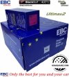Przednie klocki Ultimax2 + NACINANE tarcze hamulcowe EBC seria USR Dodge RAM 1500 2006-