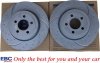 Przednie klocki GreenStuff + tarcze hamulcowe 345mm EBC seria GD Chrysler 300C
